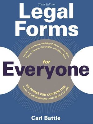 cover image of Legal Forms for Everyone